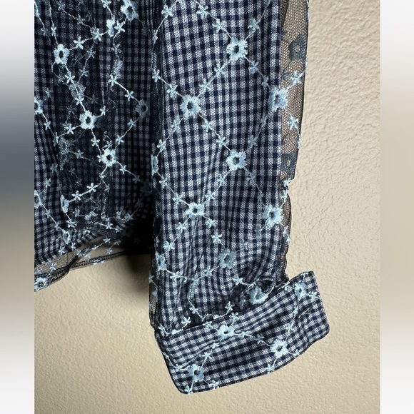 Sandy Liang Toney Top in Sailor Mercury - Picture 13 of 16